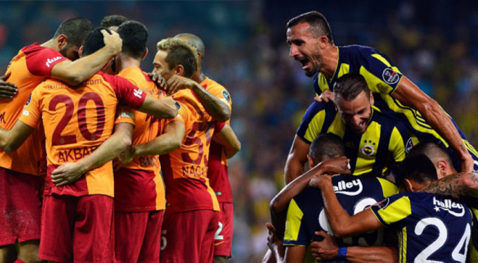 Galatasaray gollerde Fenerbahçe'yi katladı