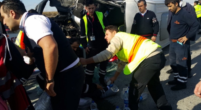 Havalimanında kaza: 9 yaralı