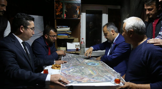 Başkan Aktaş taksicilere ulaşım projelerini anlattı