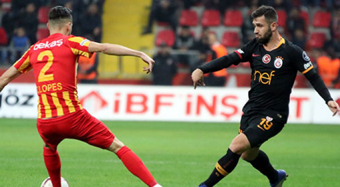 Galatasaray, Kayseri'de coştu: 0-3