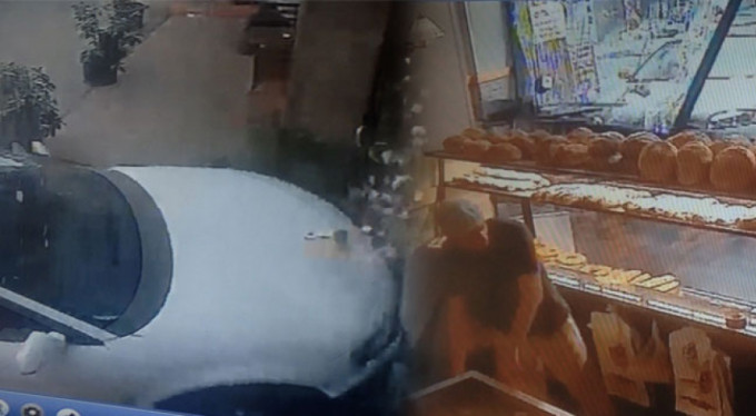 İstanbul Sarıyer'de fren yerine gaza basan kadın sürücü fırına daldı