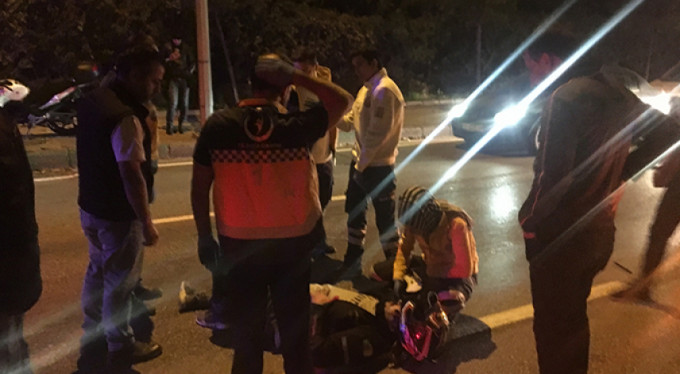 Bursa'da trafiği kilitleyen kaza!