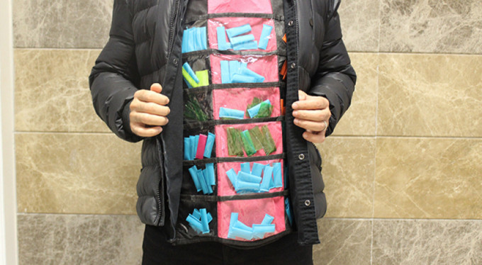 Bursa'da, 'Canlı Torbacı'!