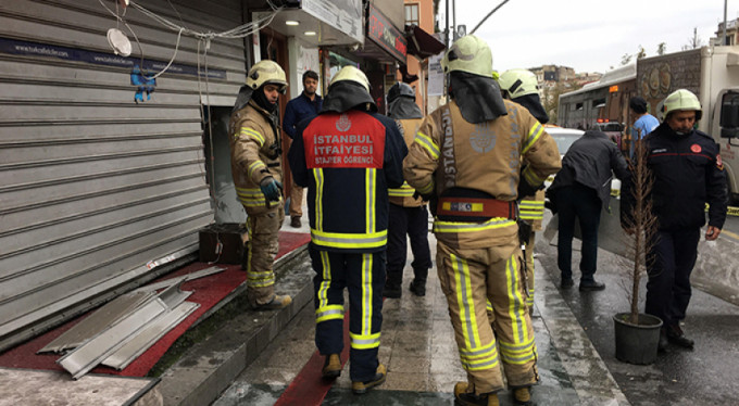 İstanbul Beyoğlu'nda yangın paniği