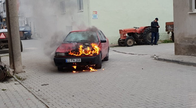 Bursa'da panik anları!