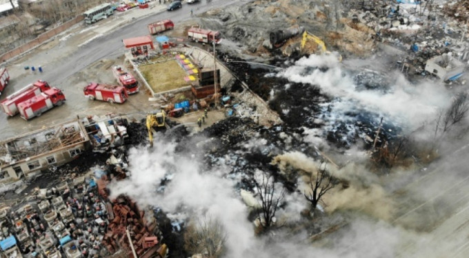 Çin'de fabrikada patlama: 2 ölü, 57 yaralı