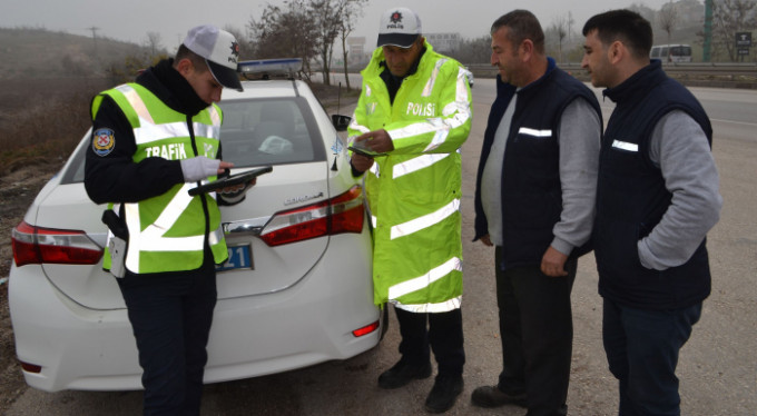 Kış lastiği takmayanlara ceza yağdı!