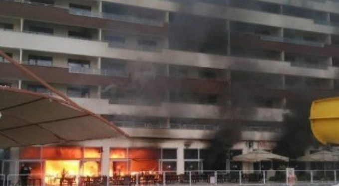 Hatay'da termal otelde yangın