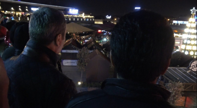 Bursa'da yeni yıla girenleri oradan izledi!
