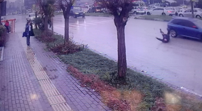 Bursa'daki dehşet anları kamerada!