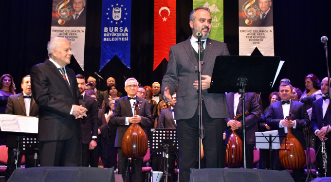 Erdinç Çelikkol'a vef&acirc;