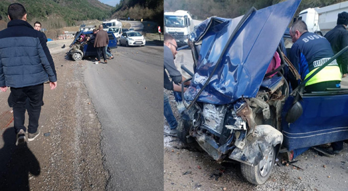 Bursa'da feci çarpışma!