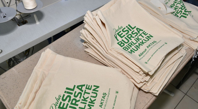 Alışveriş çantaları Büyükşehir'den