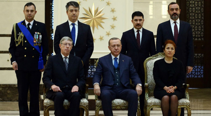 Erdoğan İtalya Büyükelçisini kabul etti