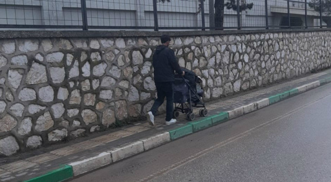 Bursa'da bebek arabalı hırsız!