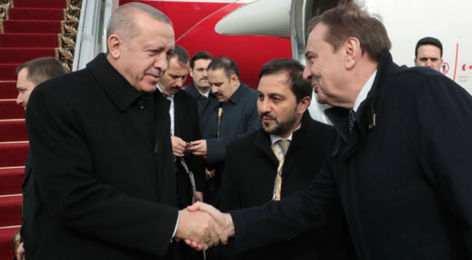 Cumhurbaşkanı Erdoğan Soçi'de