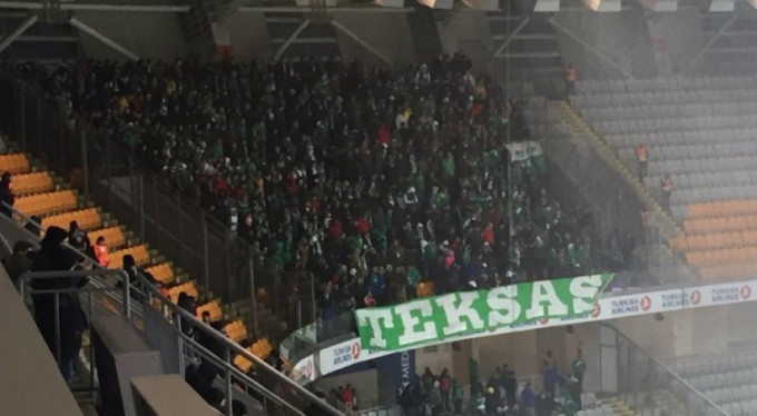 Bursaspor taraftarına eziyet!