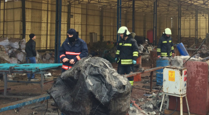 Şantiye alanında yangın paniği!