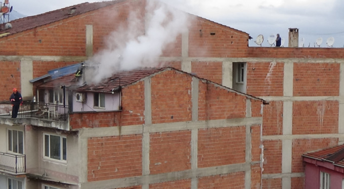 Bursa'da yangın paniği!