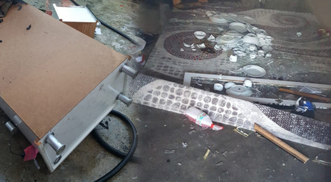 Cinnet getirdi, evi ateşe verdi!