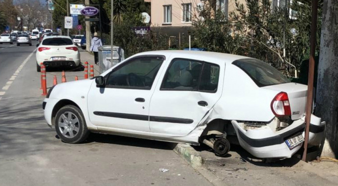 Bursa'da ilginç kaza!