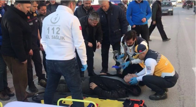 Bursa'da korkutan kaza!