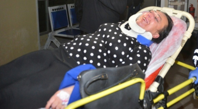 Sevgilisi darp etti, petrol istasyonuna sığındı!