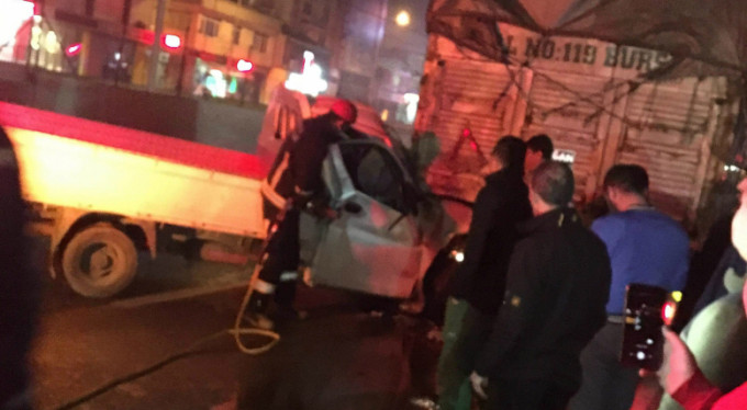 Bursa'da panik anları!