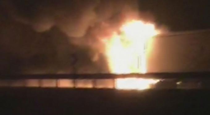 Bursa'da alev alev yandı!