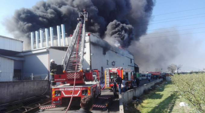 İşte Bursa'daki fabrika yangınında son durum!