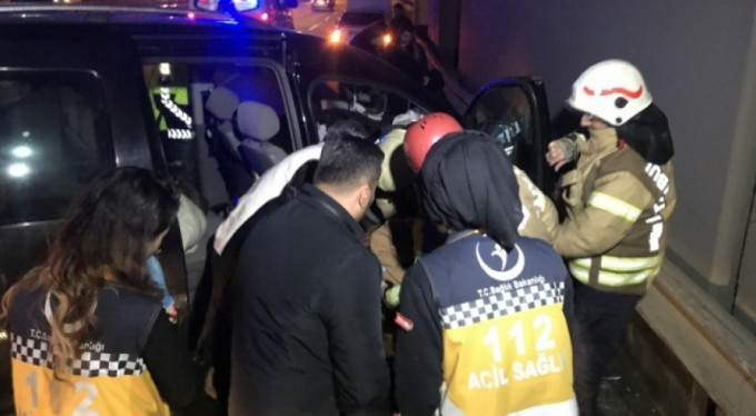 Kaza üstüne kaza: 5 yaralı