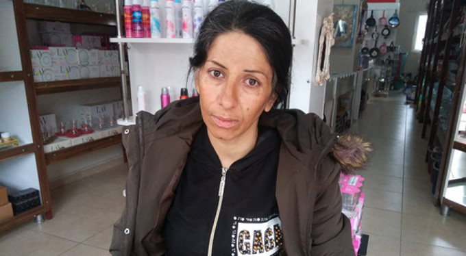 Gözyaşları oğlu ve eşi için