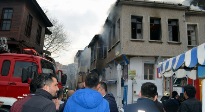 Bursa'da korkutan yangın