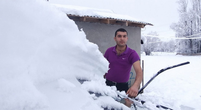 Nisan ayında kar sürprizi