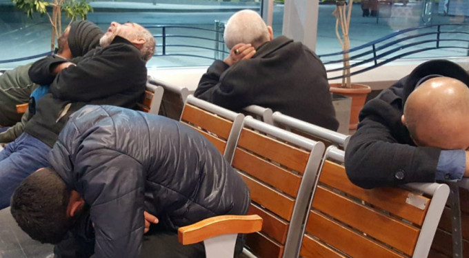 Bursa terminalinde ilginç görüntüler