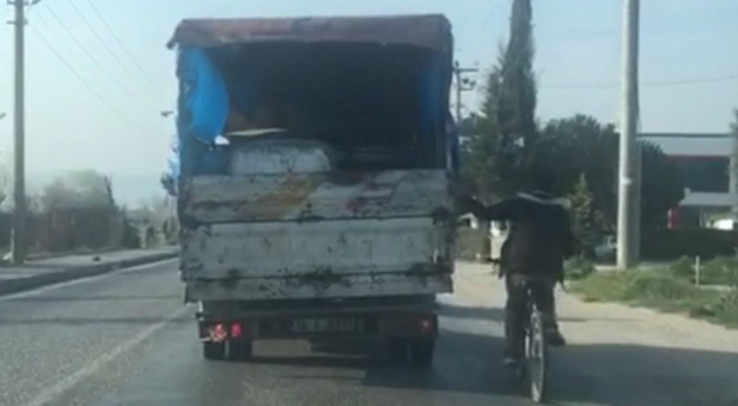 Bursa'da canını hiçe saydı!