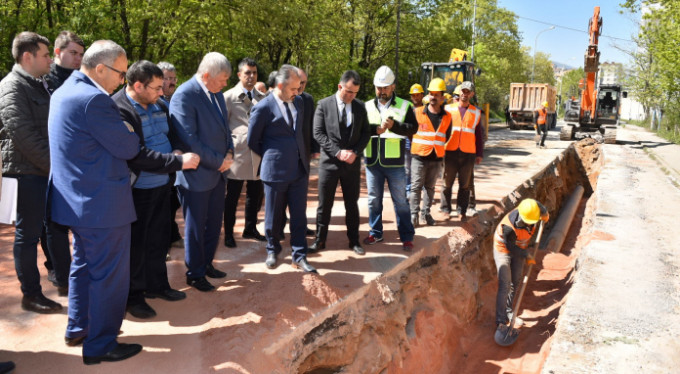 Bursa'da düğmeye basıldı! Aktaş yerinde inceledi...