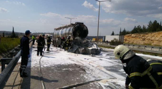 Tanker faciası! Yanarak can verdi
