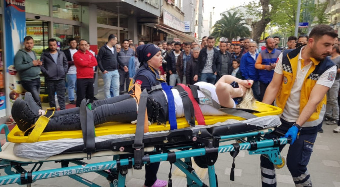 Bursa'da dehşet anları!