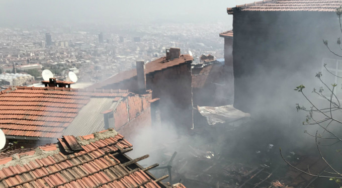 Bursa'da yangın paniği!