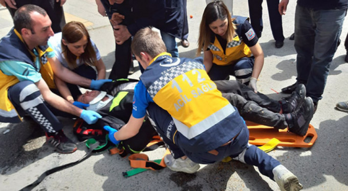 Habere giden gazeteci ölümden döndü!