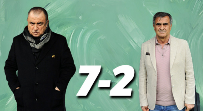 Fatih Terim: 7 - Şenol Güneş: 2