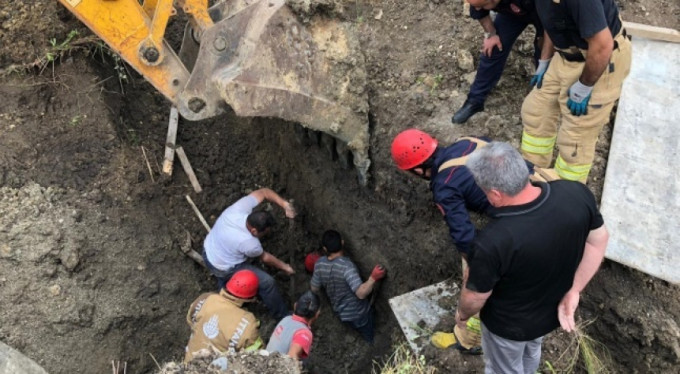 İnşaatta büyük panik! İşçiler...