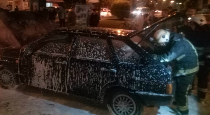 Bursa'da alev alev yandı!