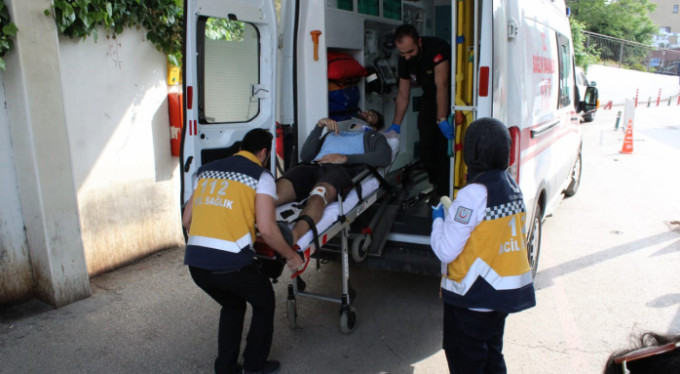 Bursa'da fabrikada dehşet anları!