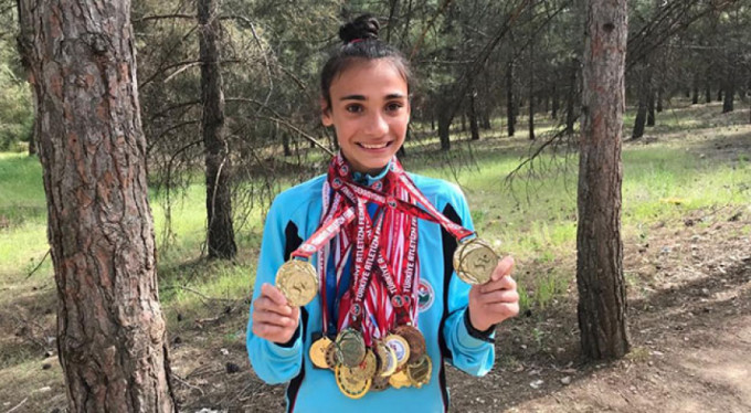 14 yaşında madalya şov yapıyor!