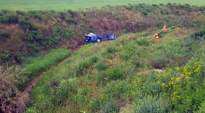 Polis memurları kazaya kurban