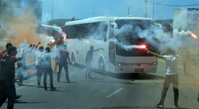 Göztepe Bursa'ya böyle uğurlandı!