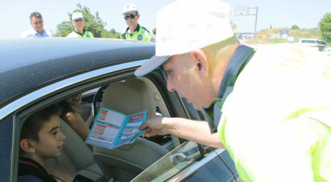 Bursa'da trafik canavarlarına ilginç önlem