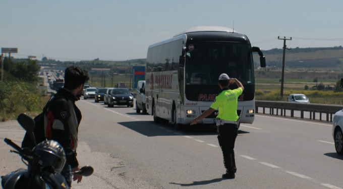Bursa'da bayram trafiğine sıkı denetim!